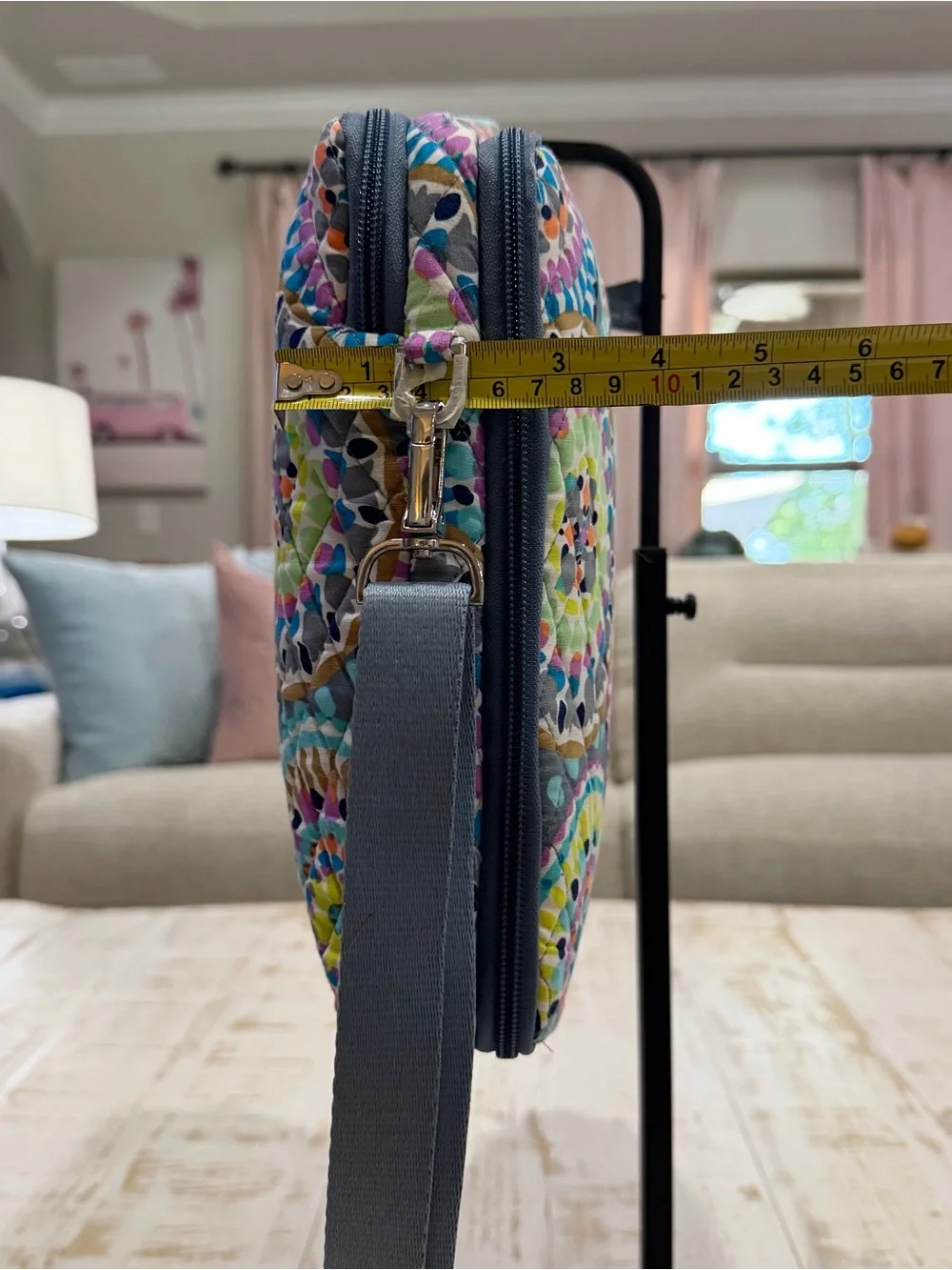 Vera Bradley Sunny Medallion Laptop Workstation Crossbody Bag